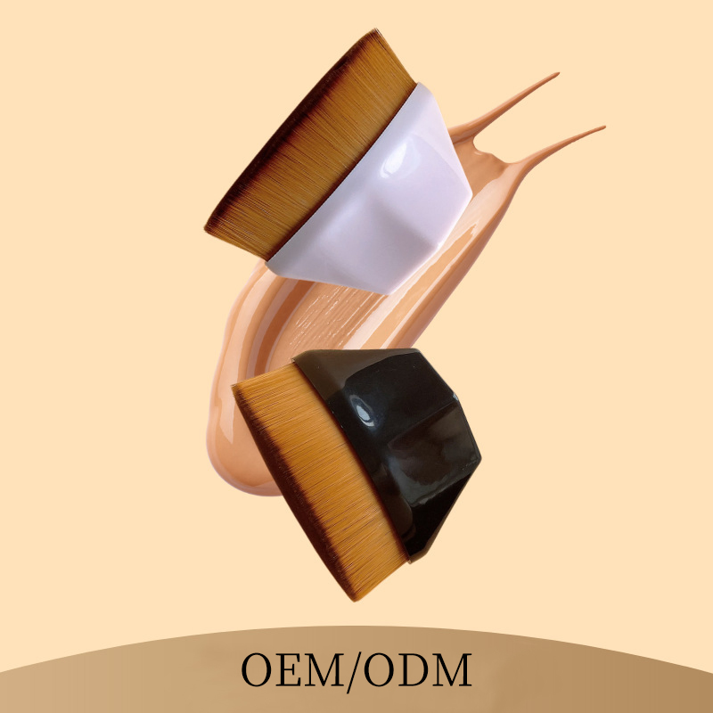 Factory Wholesale Oval Flat Makeup Foundation Brush High Quality Bb Cream Liquid Powder Foundation Makeup Brush