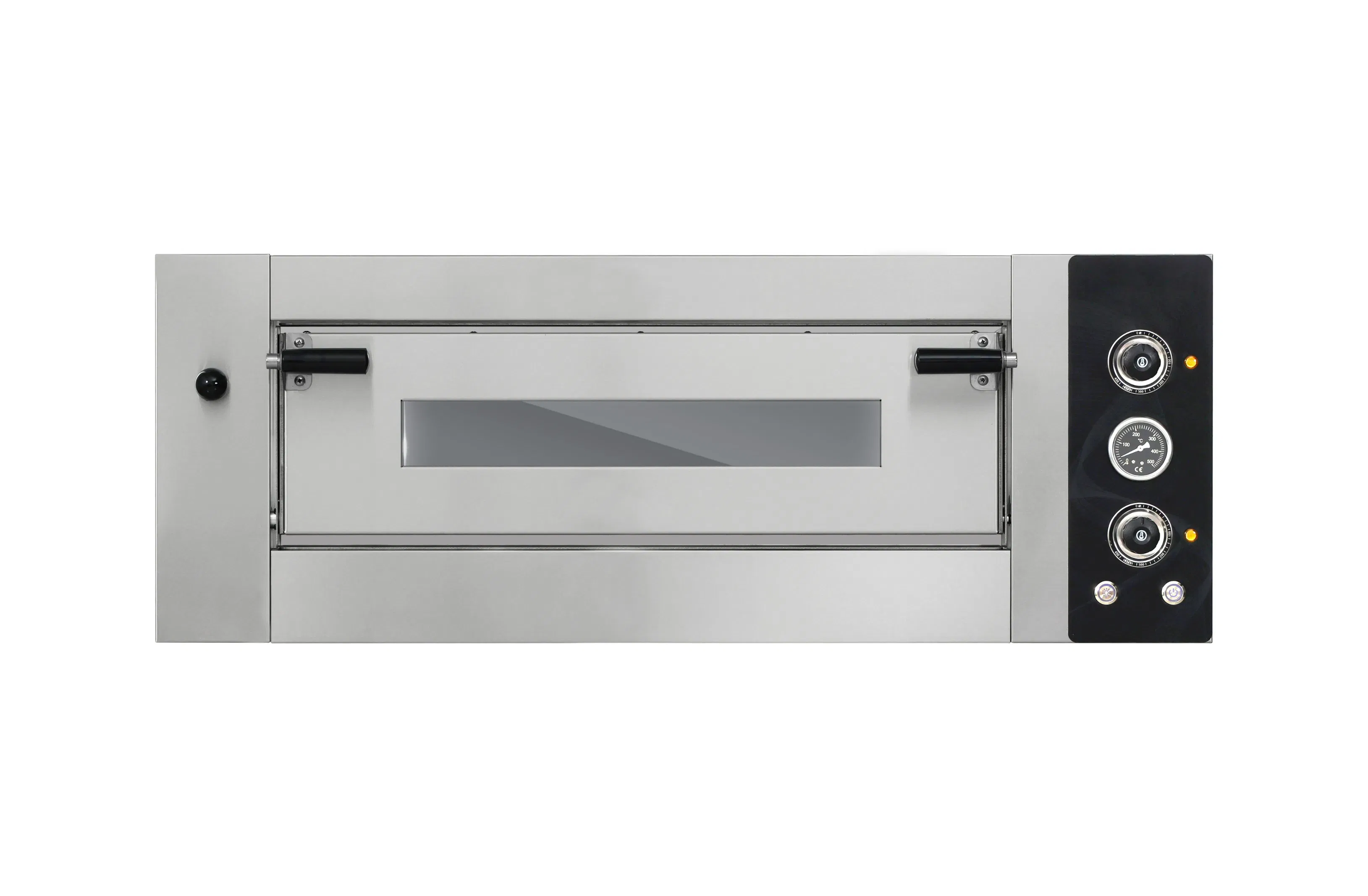 Stainless Steel Electric Pizza Oven One Layer Deck Type for Food Baking