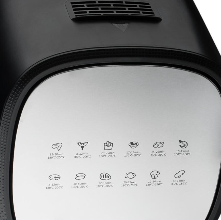 Large-Capacity 10L Multi-Functional Home Visual Smart Touch Screen Air Fryer