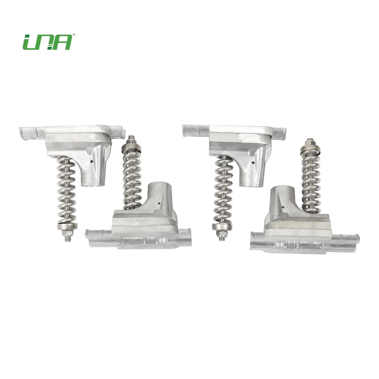 New Invented Spring Loaded Ajustable Highway Metal Banner Flag Holder Bracket System