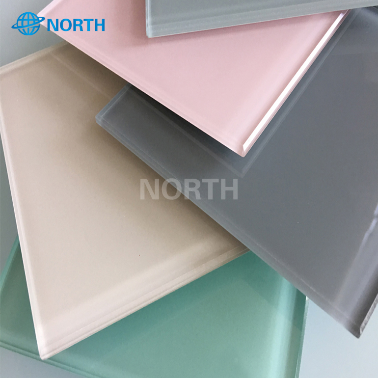 4mm 5mm 6mm 8mm Lacqured Glass Back Painted Stained Glass for Splash Resist Board