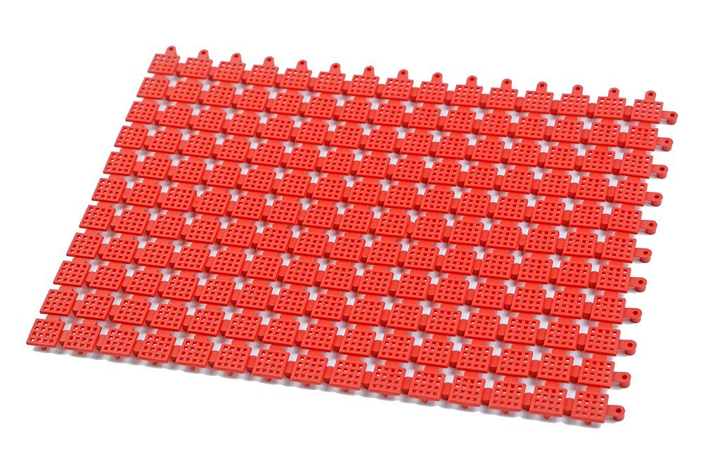 Eco Friendly Non-Slip Bathroom Anti Mat Small Round Hole TPE/PVC Kitchen Balcony Toilet Bath Mats