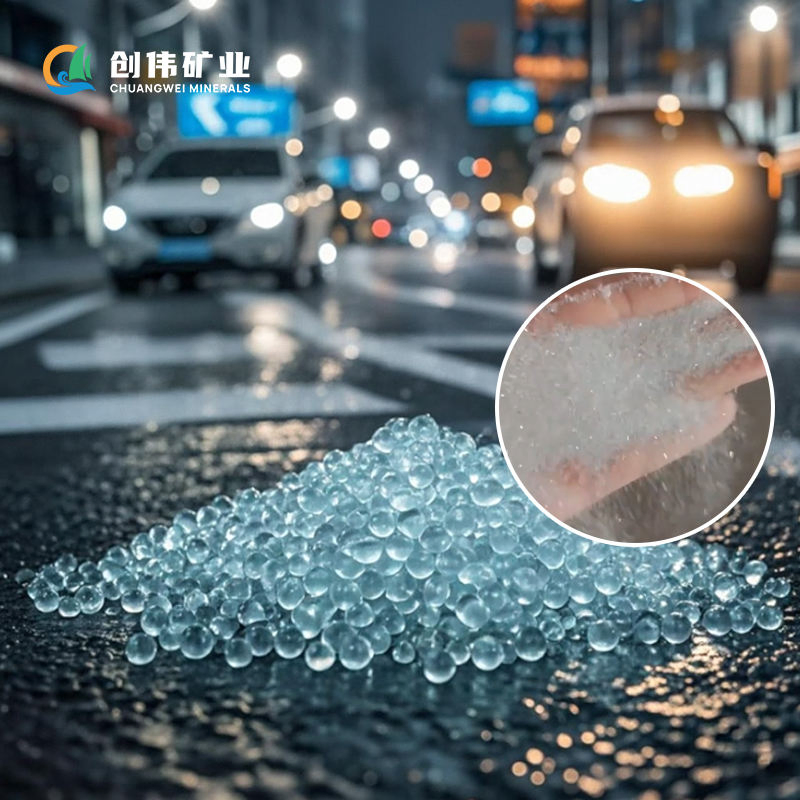 Premium Spherical Glass Beads for Enhanced Traffic Markings