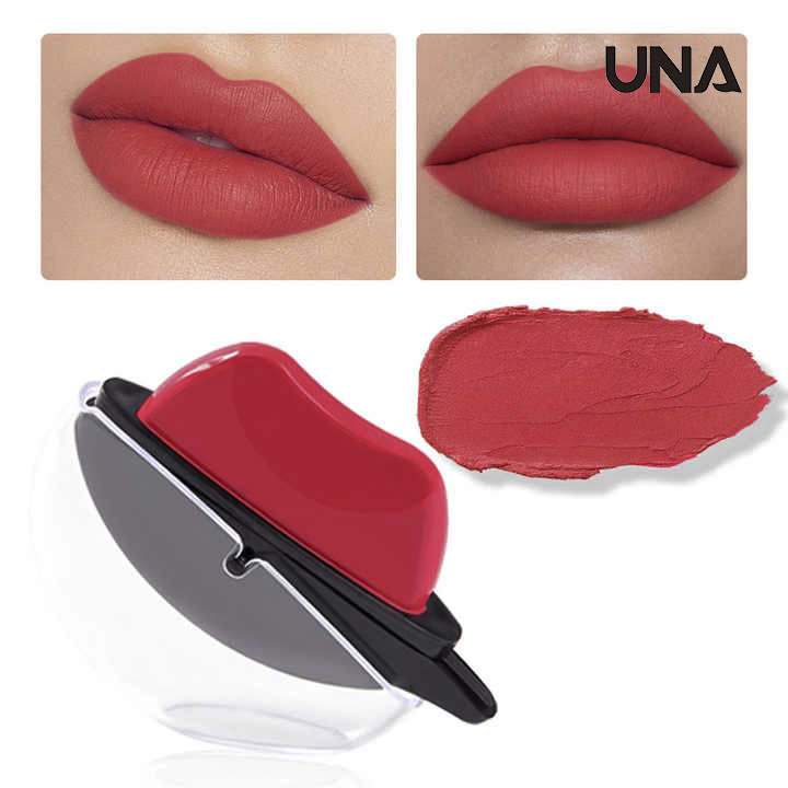 Newest Waterproof Lipstick Velvet Matte Long Lasting Lip-Shaped Lipstick Temperature Color Changing Lazy Lipstick