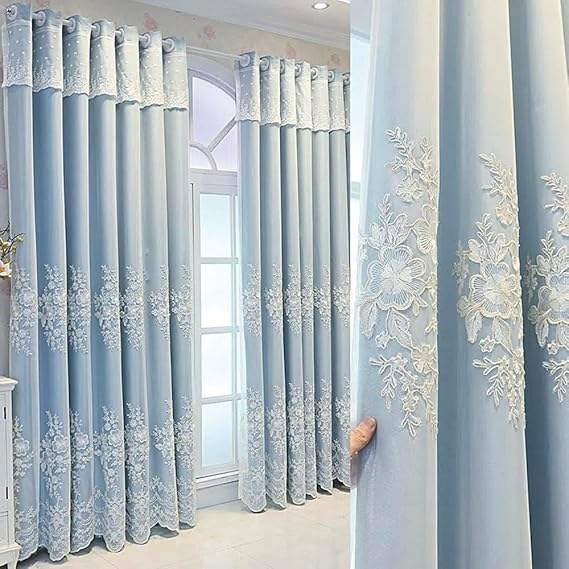 Living Room Gray Blackout Curtain Fabric Curtain Ningbo Mysure Home Customized Finished Curtains