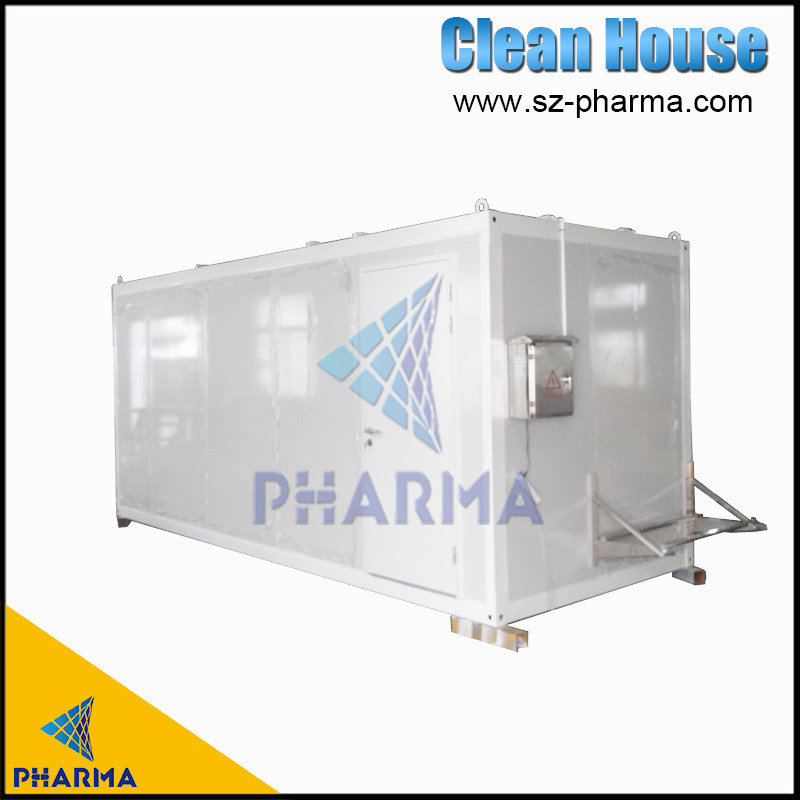 Dust Free GMP Cleanroom Laminar Flow Room Container Type Clean Room Project