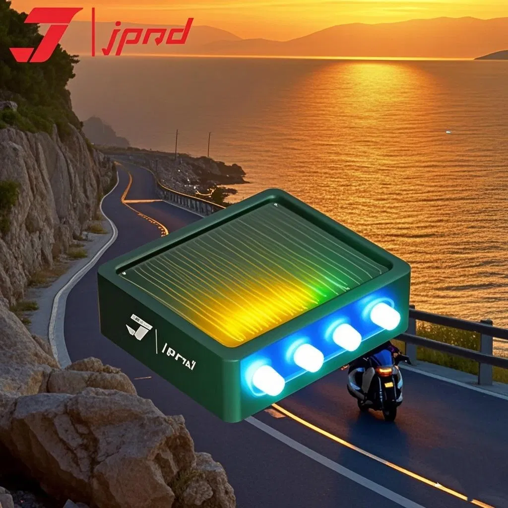 Мини стробоскоп LED для мотоцикла, защита от удара сзади