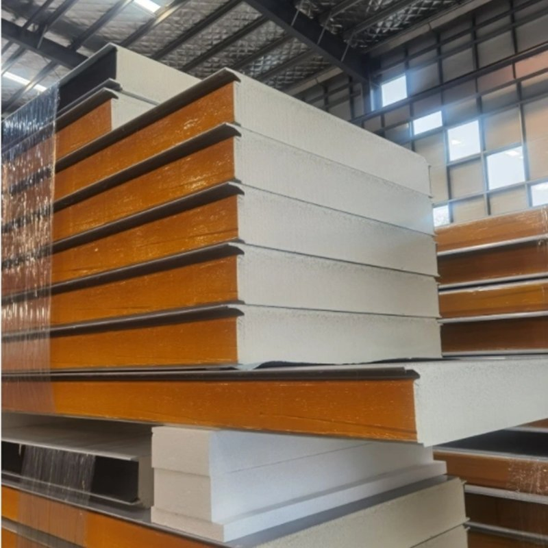 "40mm, 200mm Fireproof Aluminium Stainless EPS PU Roof Insulation Wall Cold Room Fireproof Sandwich Panels for Prefab Building, Cleanroom, House"