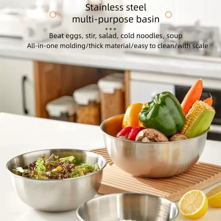 Миска для салата из нержавеющей стали