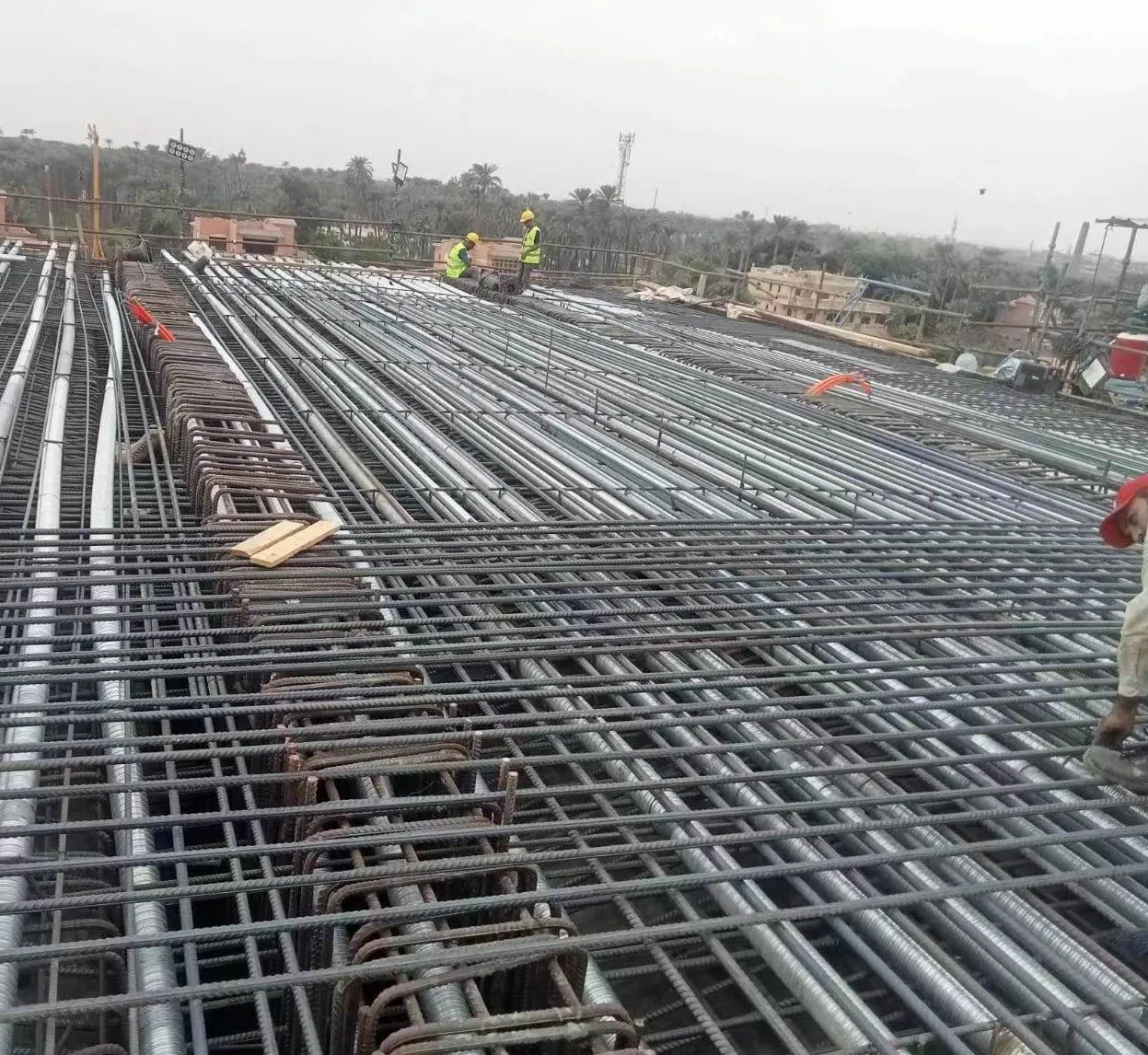 45mm Post Tension Prestressed Galvanized Steel Corrugated Pipe for Concrete Bridge