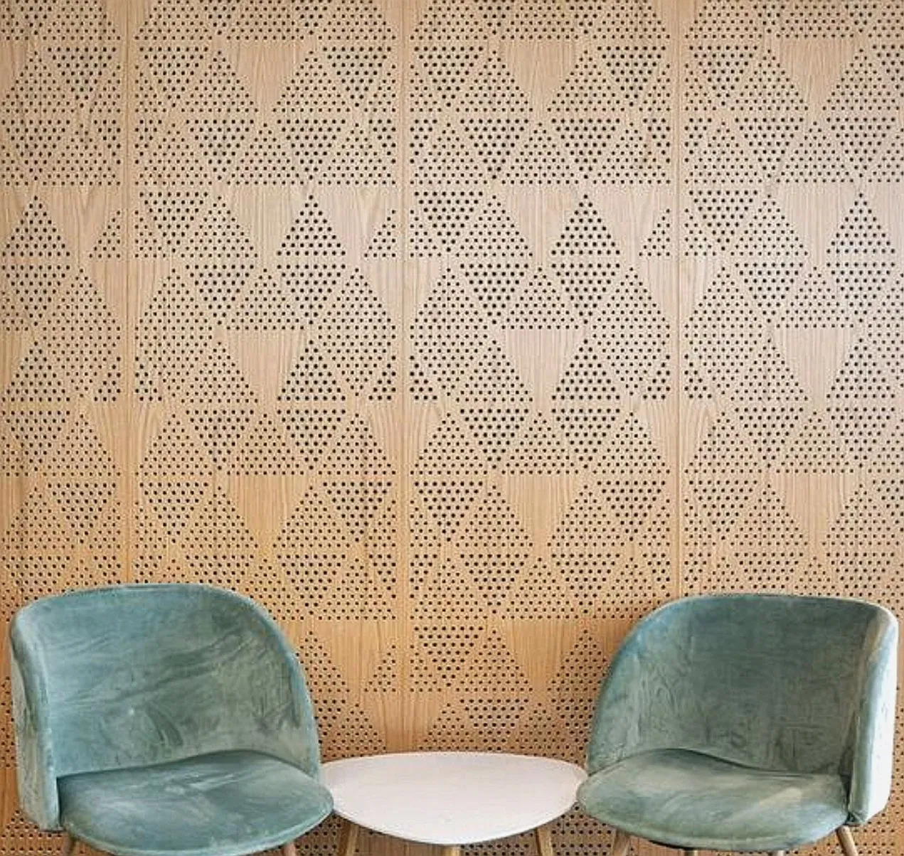 Construction Interior Building Materials for Wall and Ceiling MDF Perforated Acoustic Panel