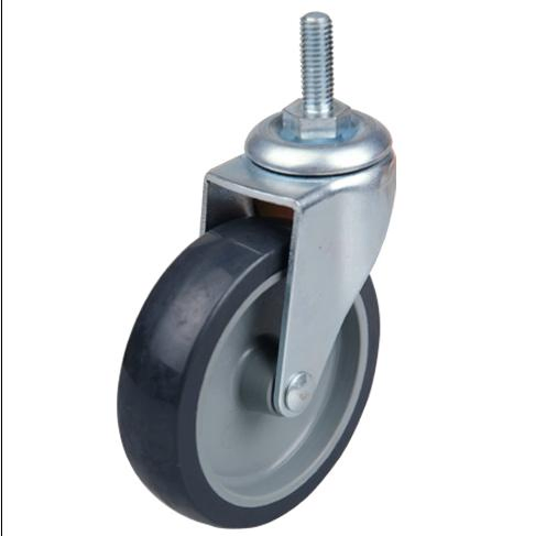 OEM Factory 2 Inch Industry Light Duty Castor Swivel Rubber Wheel with Special Fastening Ring