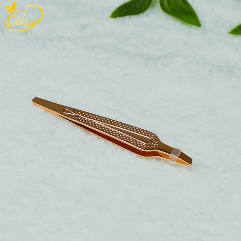 Meticulous Mirror Lamp Stainless Steel Eyebrow Clip Tweezers Tool