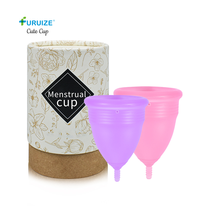 Wholesale 100% Medical Grade Silicone No Leakage Menstrual Cup From Furuize Factory