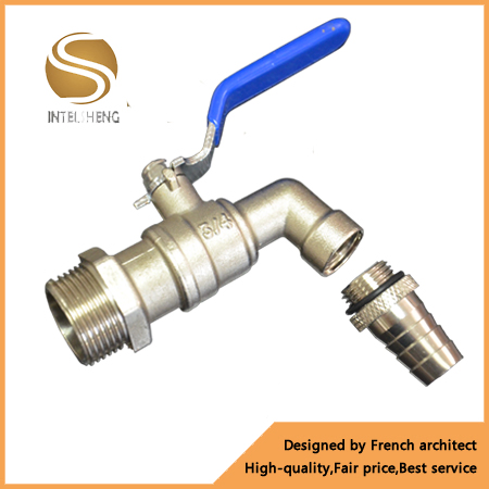 Lower Price 1/2" NPT/Bsp Household Water Tap, Bibcock Taps, Brass Bibcock with Steel Handle and Lock