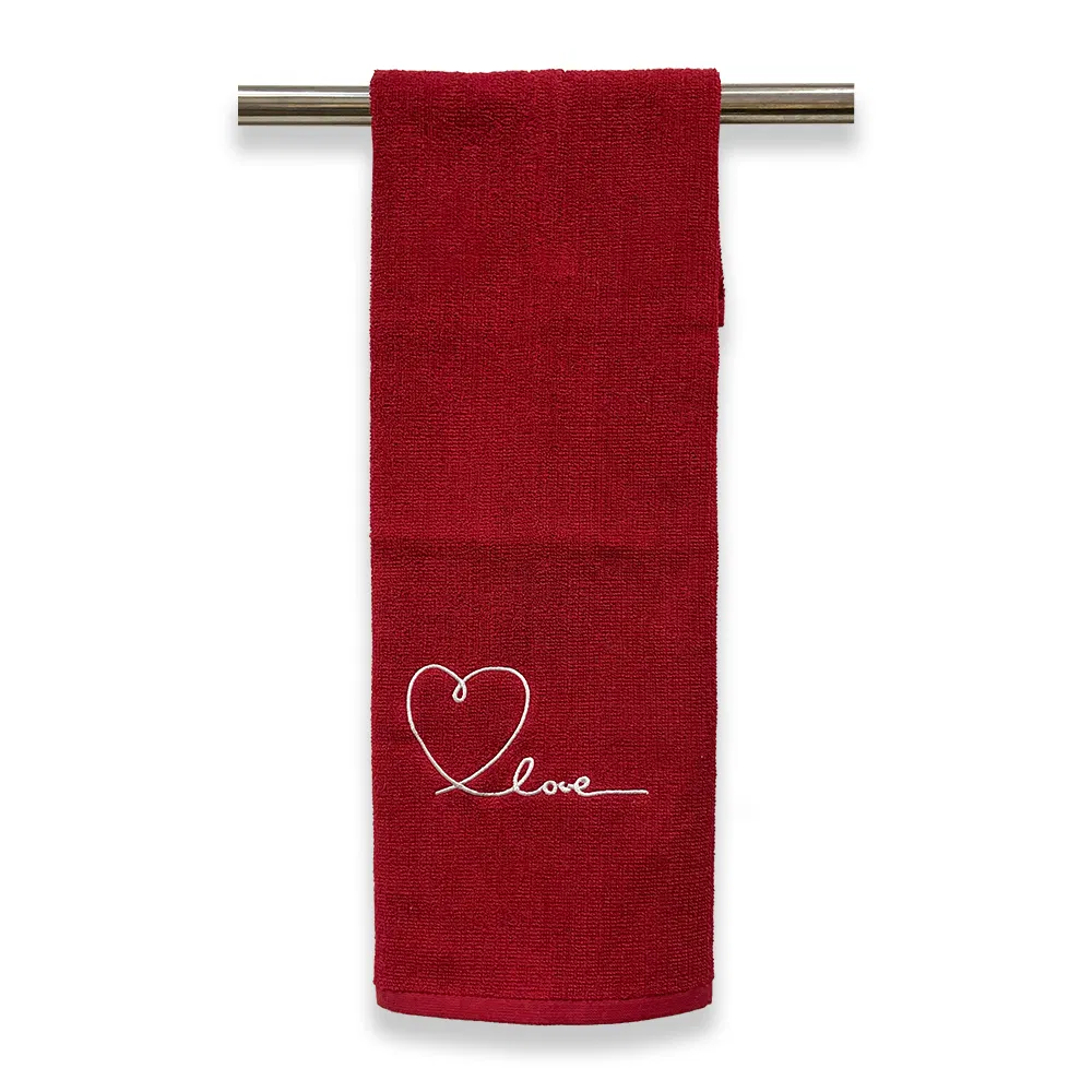 Super Absorbent Terry Cotton Personalized Hanging Kitchen Towels