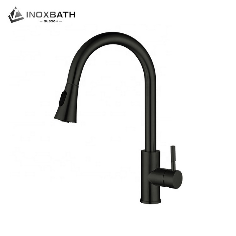 Adjustable Pull-out Water Mixer Tap with 360-Degree Swivel Design