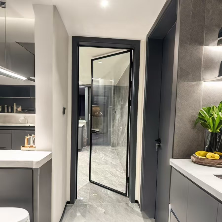 High-Quality Aluminum Alloy Shower Screen Door Clear Tempered Glass 10mm Thickness Wholesale