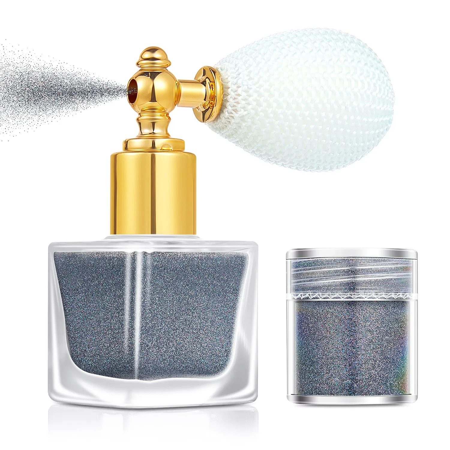 Waterproof High-Gloss Brightening Loose Powder Spray Cosmetics Fine Glitter Powder Pigments
