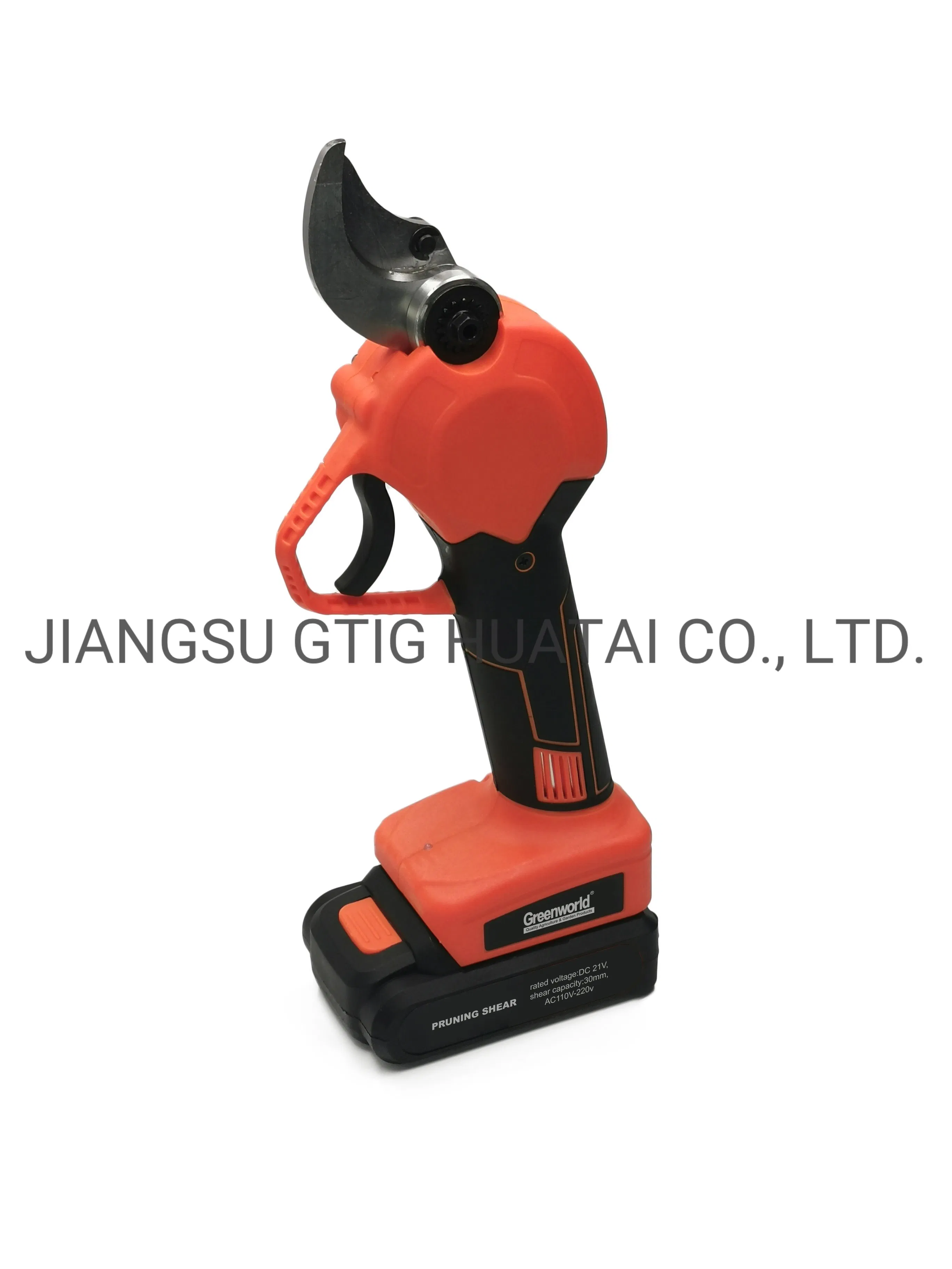 Электрический секатор Greenworld 30мм, встроенный аккумулятор