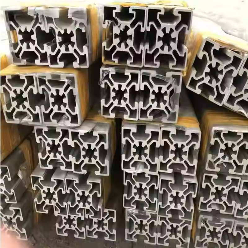 Anodized T Track Rectangular Alu Pipe Half Rounded V Slot Industry Aluminum Extrusion Profile