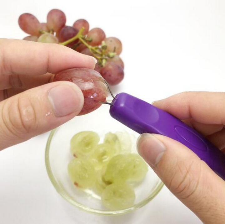 Kitchen Tools Stainless Steel Grape Peeler