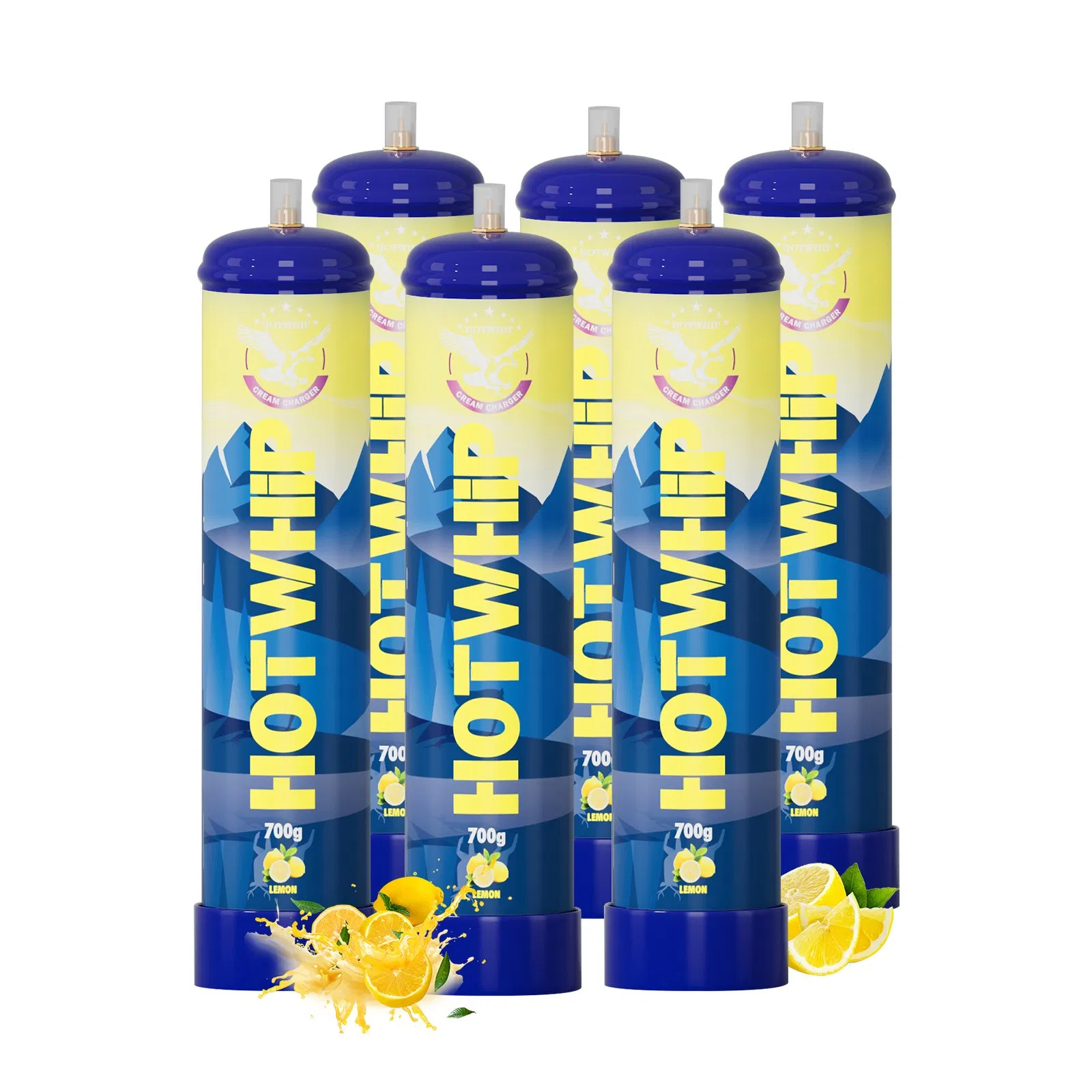 Distributor of Widely Selling 1.1L Flavored Unflavored Hot Whip Whipped Cream Charger Cylinder / Tanks Cream Charger