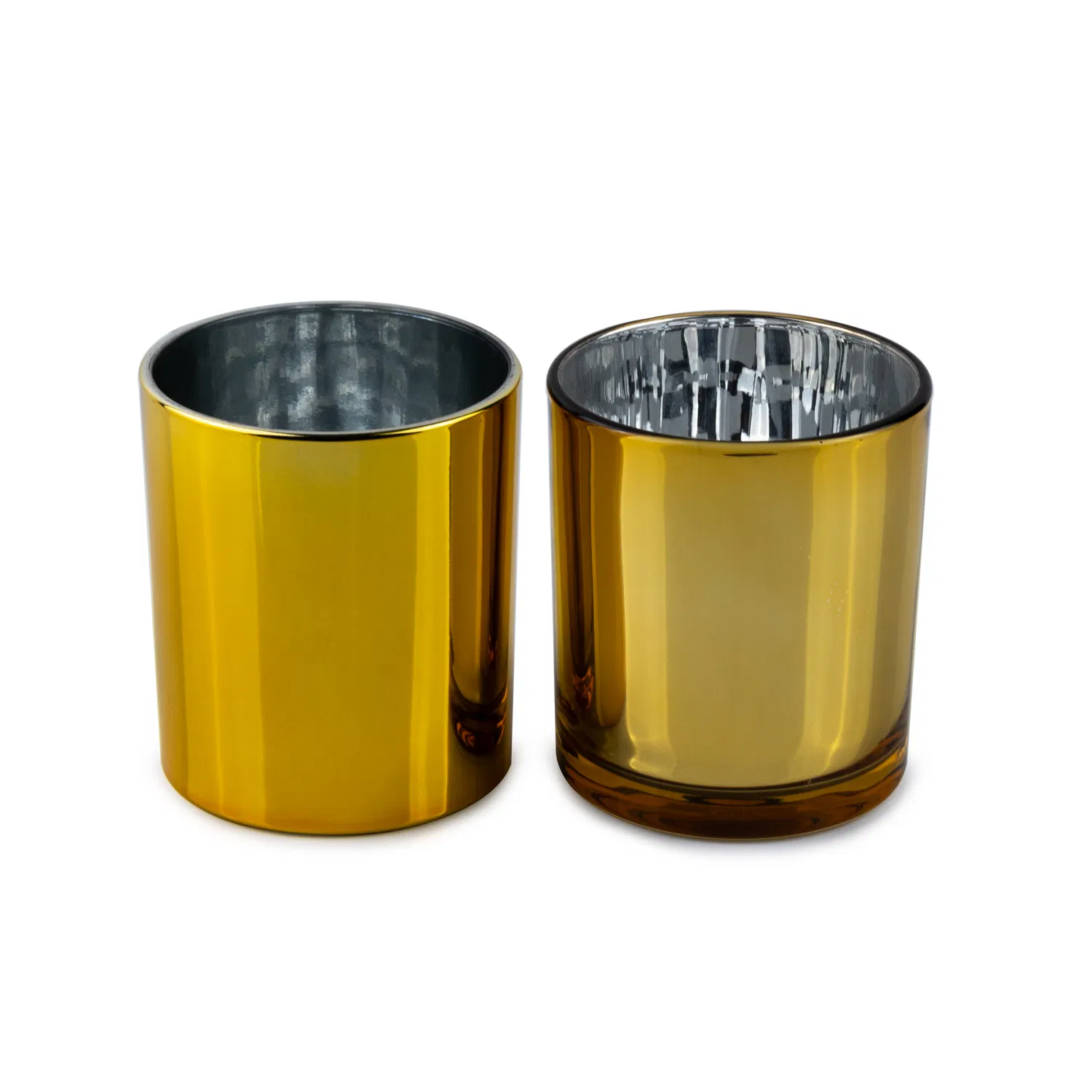 Аромалампа из стекла с золотой окантовкой для декора