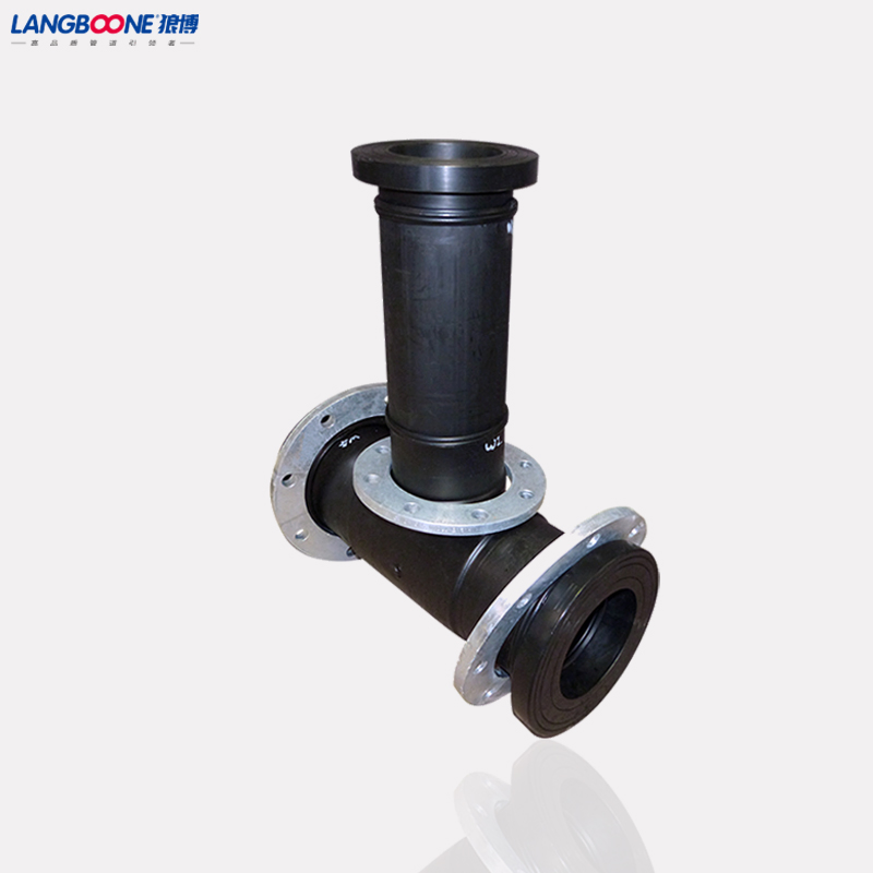 HDPE Pipe Fitting Fabricated 22.5 Deg PE Welded Segment Tee Fitting
