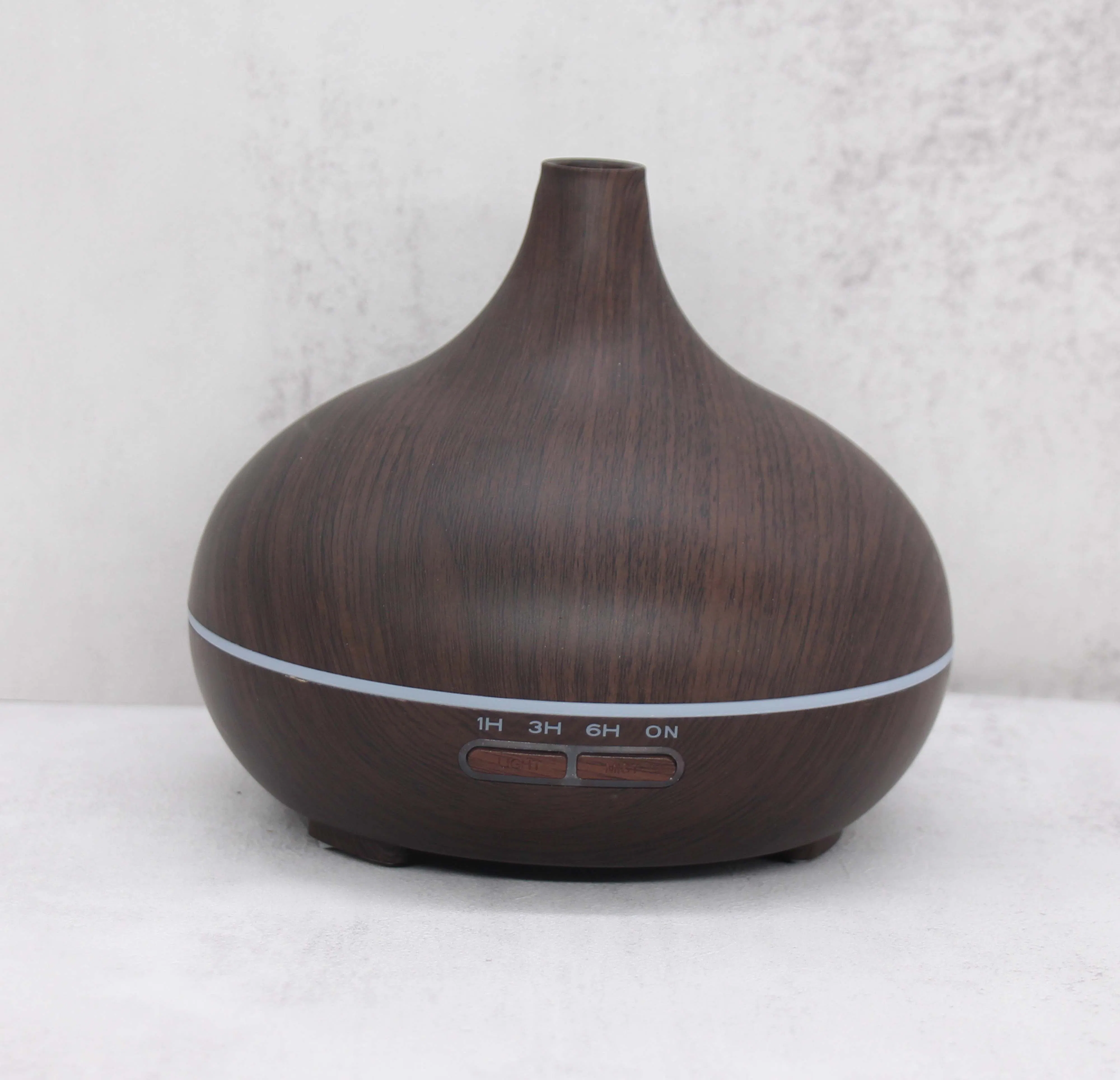 300ml Wood Grain Ultrasonic Aroma Essential Oil Diffuser Fragrant Hotel Bedroom Office Aromatherapy Machine