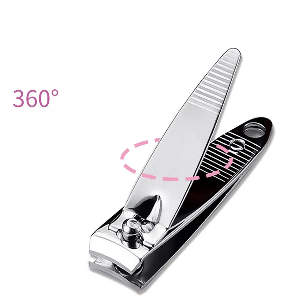 Cross Border Hot Sale Stainless Steel Single Silver Practical Sharp Nail Clippers