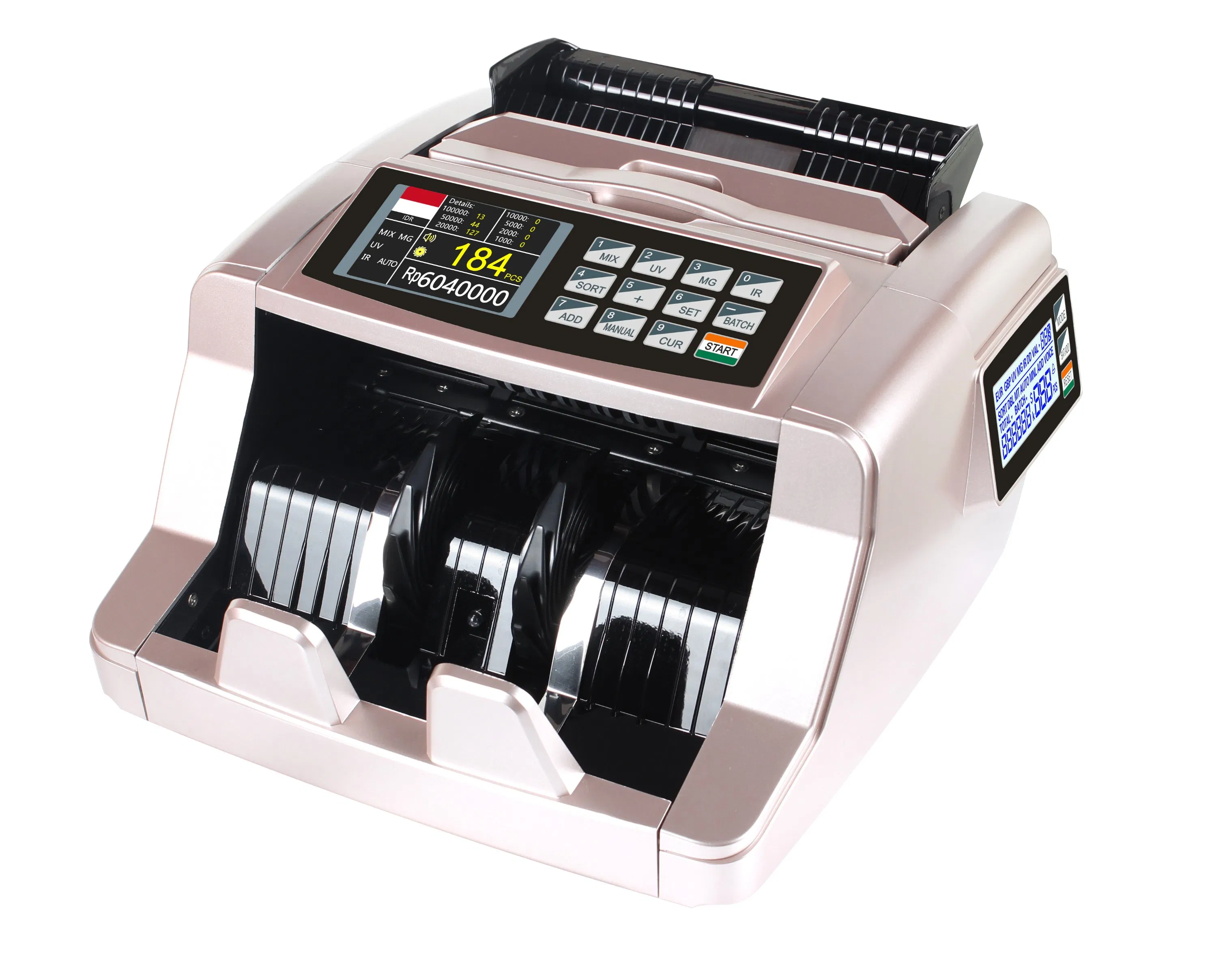 Financial Equipment Bill Counters Currency Counter Money Detector Cashing Counting Machine Banknote Counter Money Checking Machine Banknote Detector
