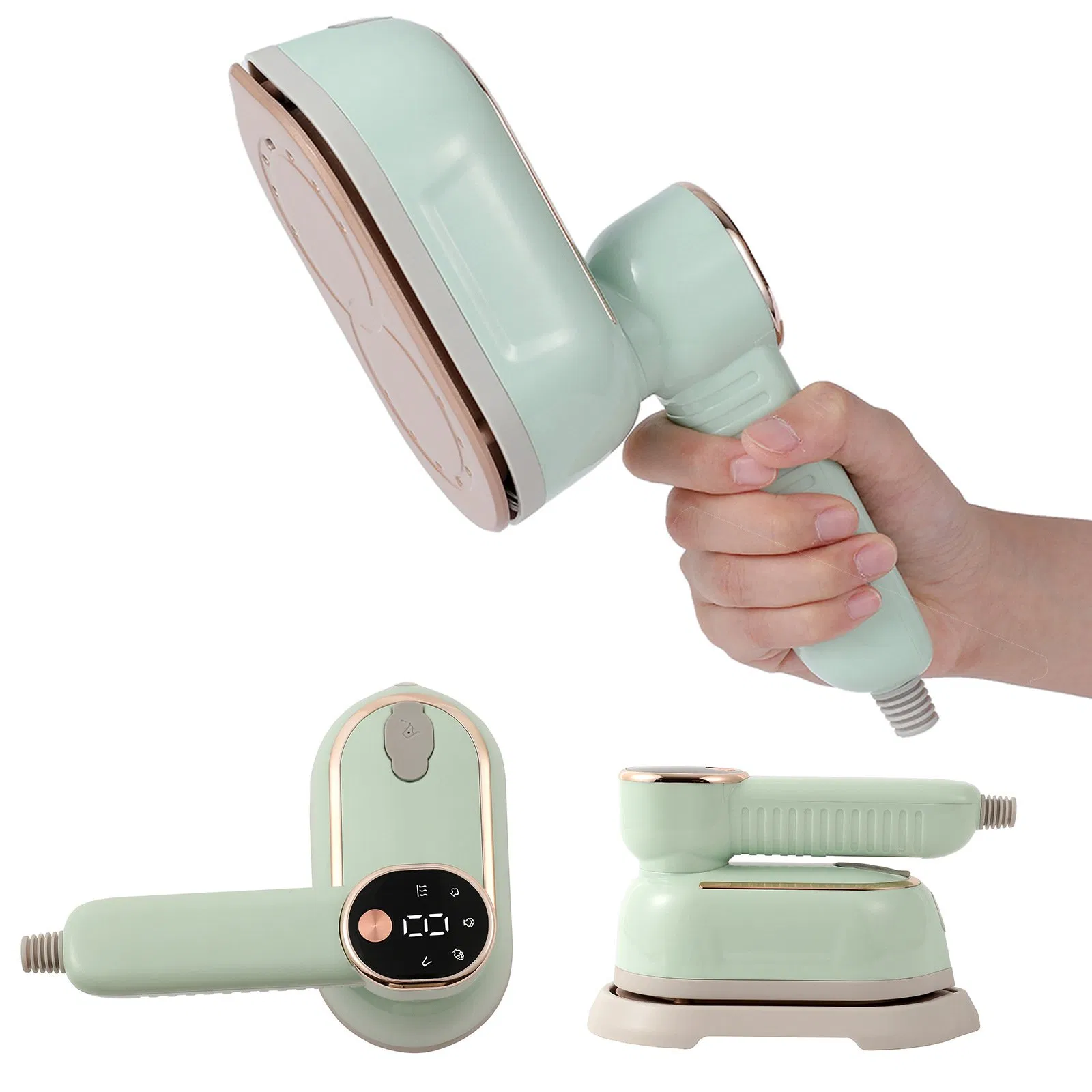 New Wholesale Fast Wrinkle-Removing Steam Brush, Travel Portable Mini Steam Iron