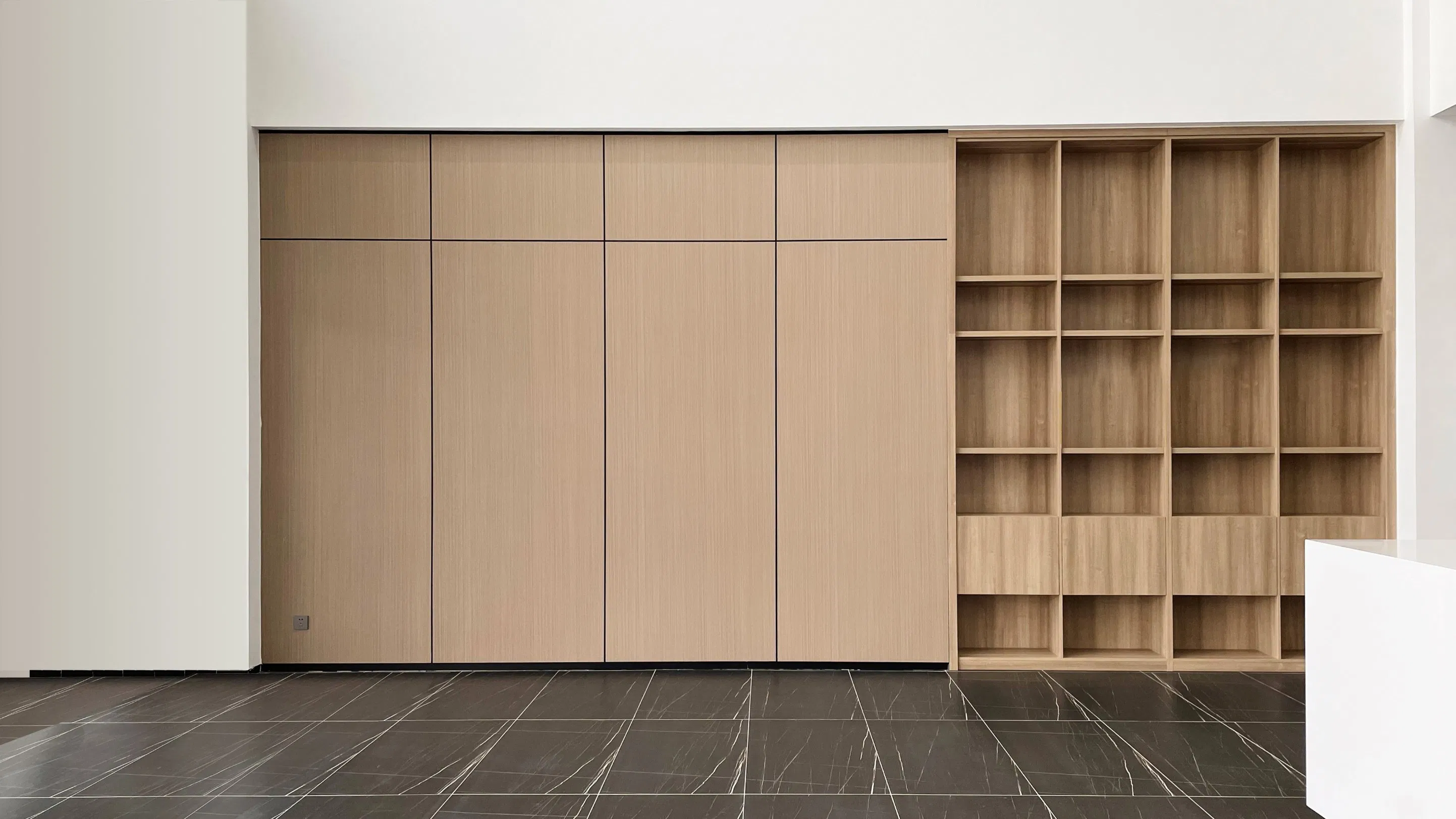 Aluminium/ Aluminum Office Partition Double Glasses