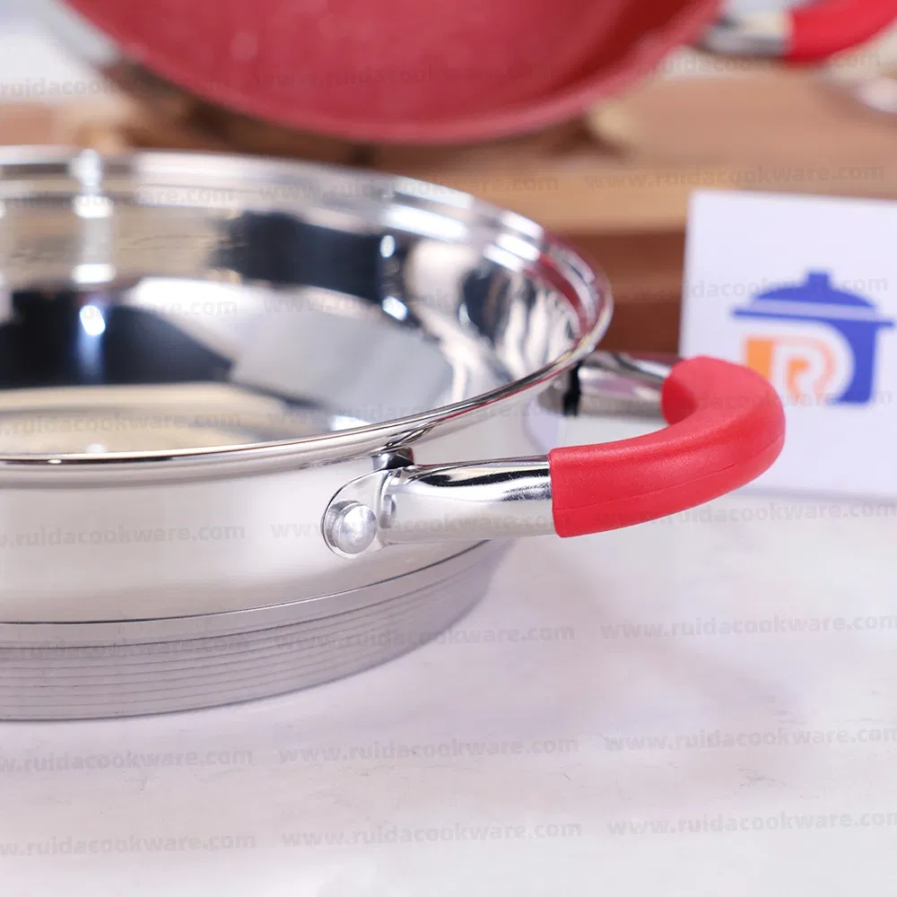 Kitchenware Stainless Steel Cookware Set, 14PCS Cookware with Handle