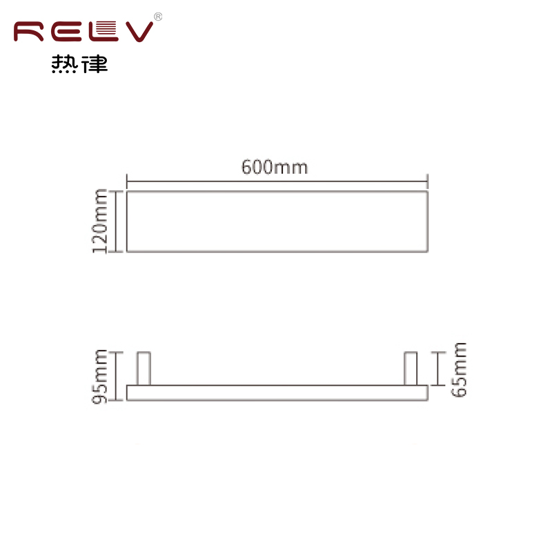 Modern Stainless Steel Single Pole Electric Heated Towel Rack Floor Standing Warmer