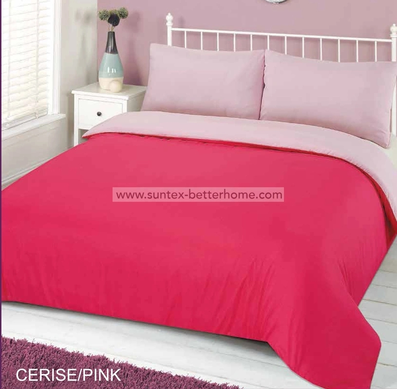 Luxurious 100% Polyester Reversible Duvet Cover Set for All Seasons