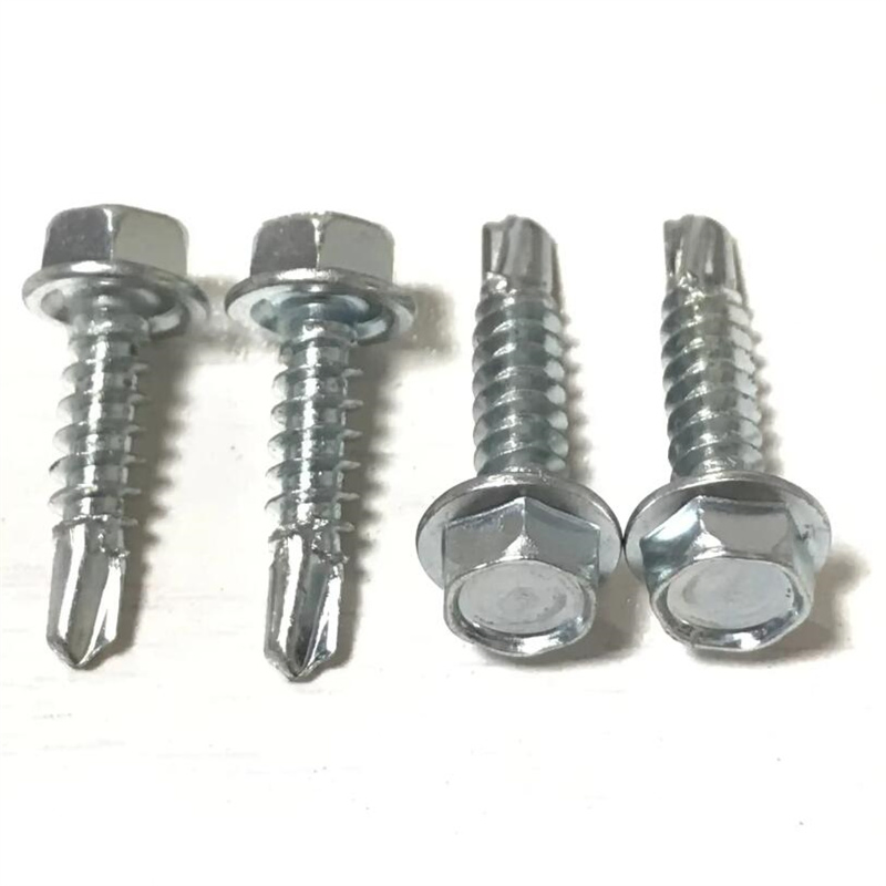 Multiple Size Customizable Hex Head Self Drilling Screws with Edpm Washer on Sale