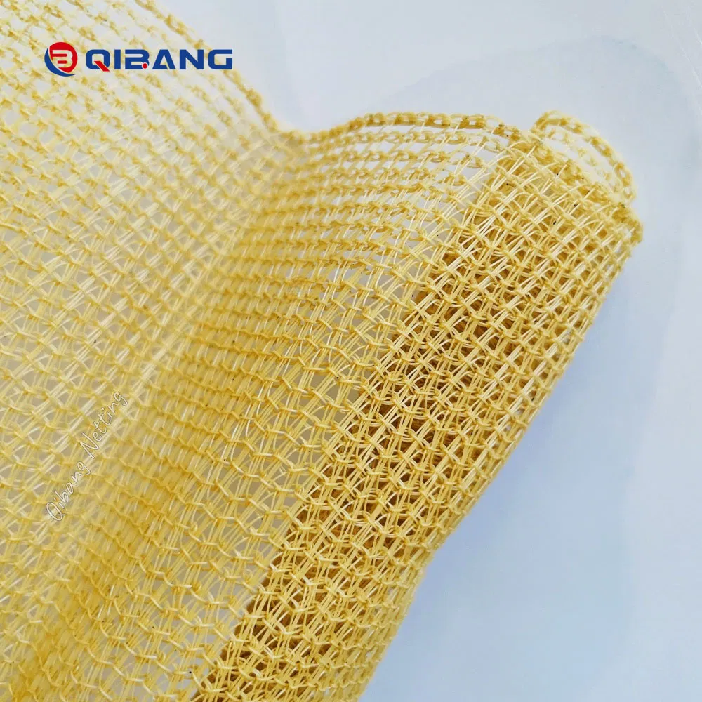 Premium 170GSM Beige HDPE Mono Mesh Construction Safety Netting for High-Rise Worker Protection