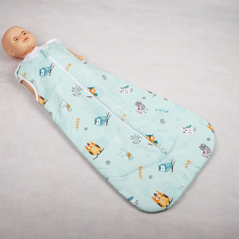 Unisex Baby Toddler Wearable Blanket Sleeping Bag Cotton Sleep Sack with Diaper Zipper