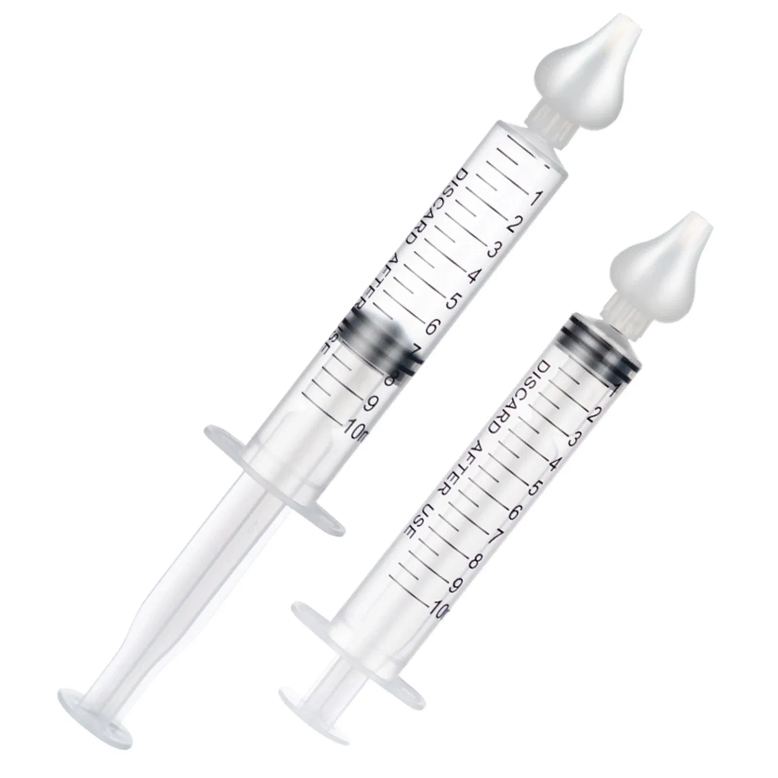 CE Certified Baby Nasal Aspirator 10ml Syringe Baby Nasal Cleaner with Soft Silicone Tip