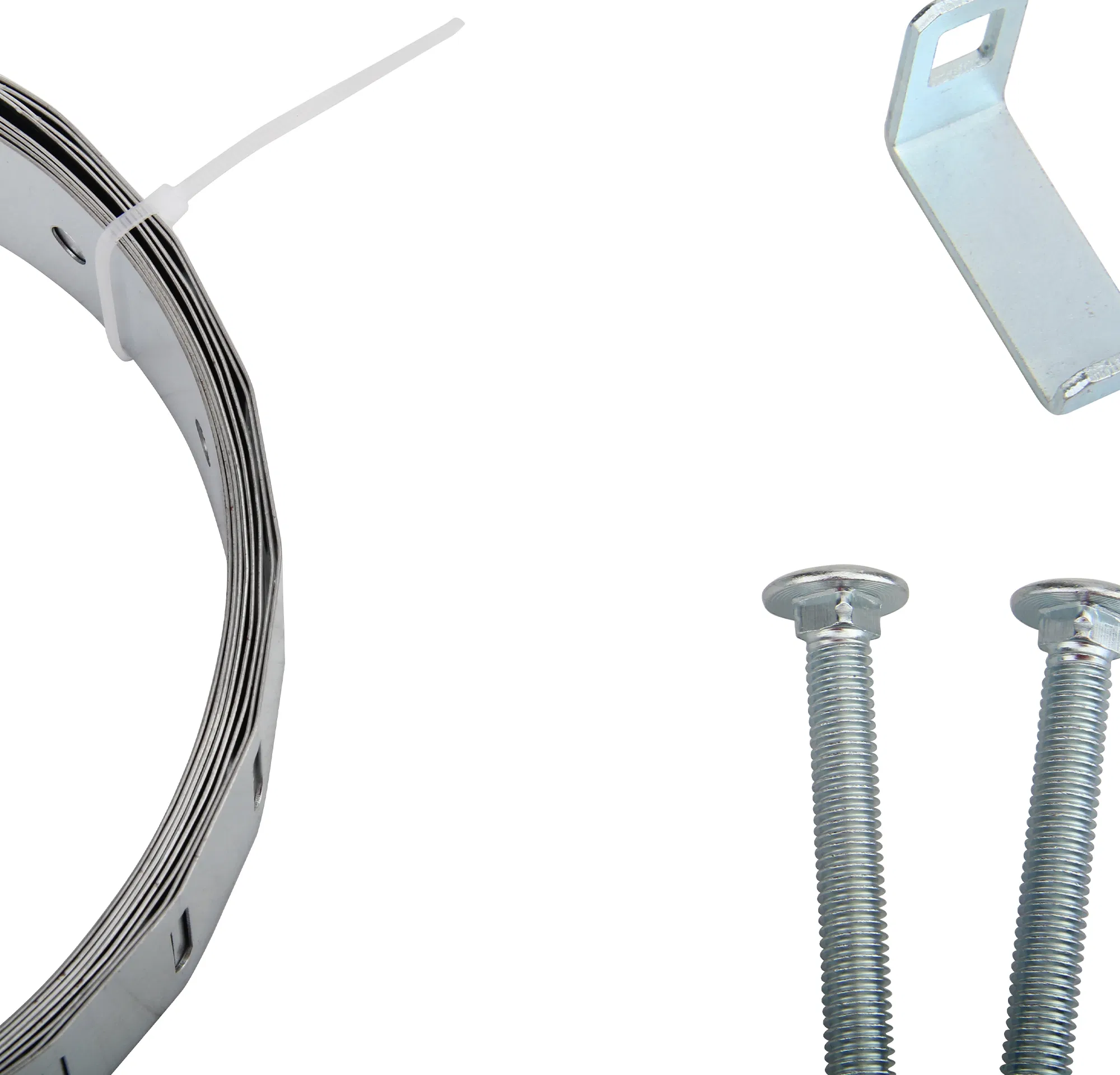 Water Heater Mounting Solution with Galvanized Steel Quick Strap for Safety