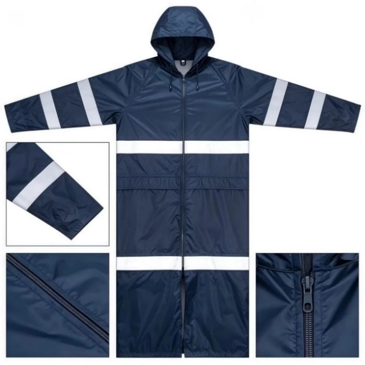 Factory Price High Quality Inner Pocket Long Rainsuit for Cycling