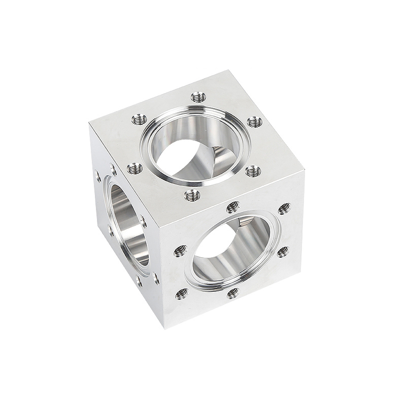 SS304/SS316L/Stainless Steel CF16-CF200 6-Way Cubes High-Vacuum Chamber Stock Conflat Flange Pipe-Fittings