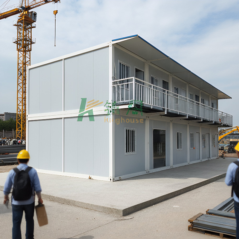 Quick-Assembly Detachable Container House for Workers and Offices
