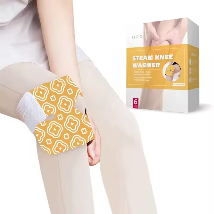 Self Heating Steam Knee Pads Herbal Warming Wrap Knee and Legs Pain