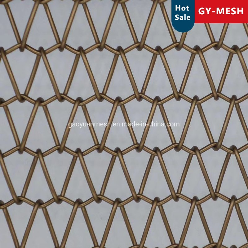 Spiral Wire Mesh Decorative Mesh/Arichitectural Woven Wire Mes