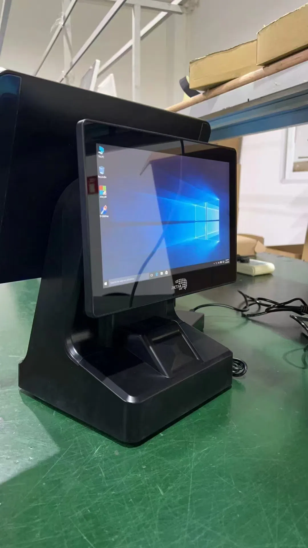 Factory Price - K-900 POS Terminal - 15.6" Aluminum+ABS Body, Intel I5, 8GB/16GB RAM - Windows 10/11 & Android - 58/80mm Thermal Printer (Optional)