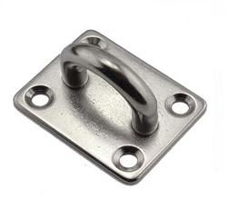 High Quality Stainless Steel 304/316 Square Eye Plate for Rigging Hardware