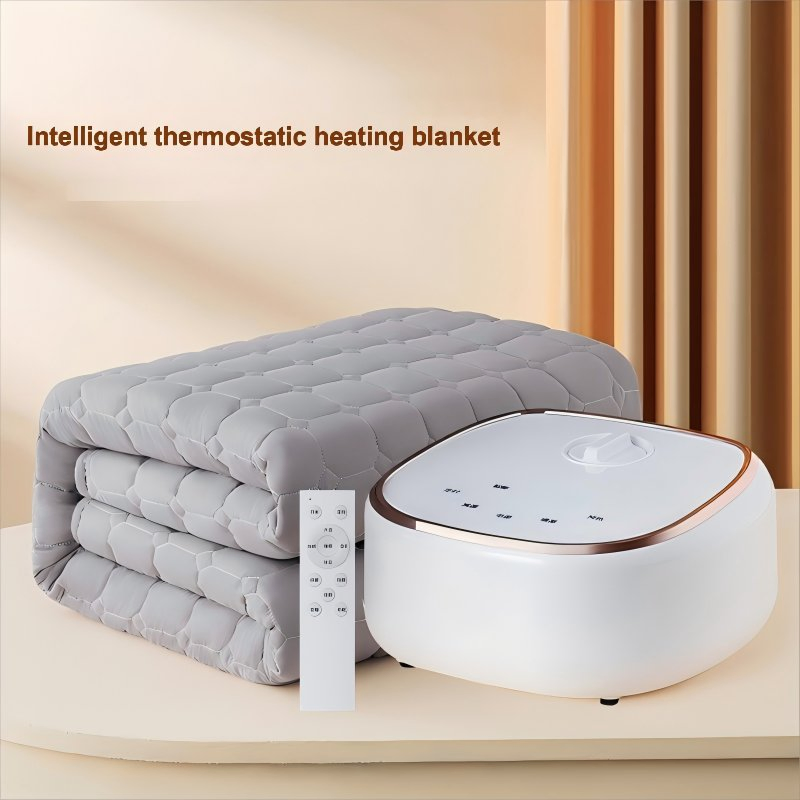 Cozy Patterned Electric Blanket for Bed in Optional Colors